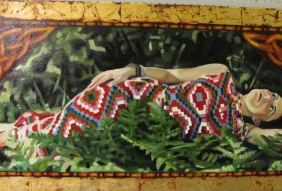 Second Place Opague Painting - “Reclining Venus”, by Jessie DeCorsey of Lindstrom