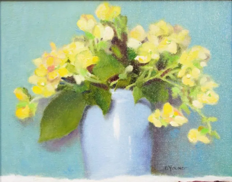 Classic Bouquet One, oil on art panel by Barbara Young of Taylors Falls, MN