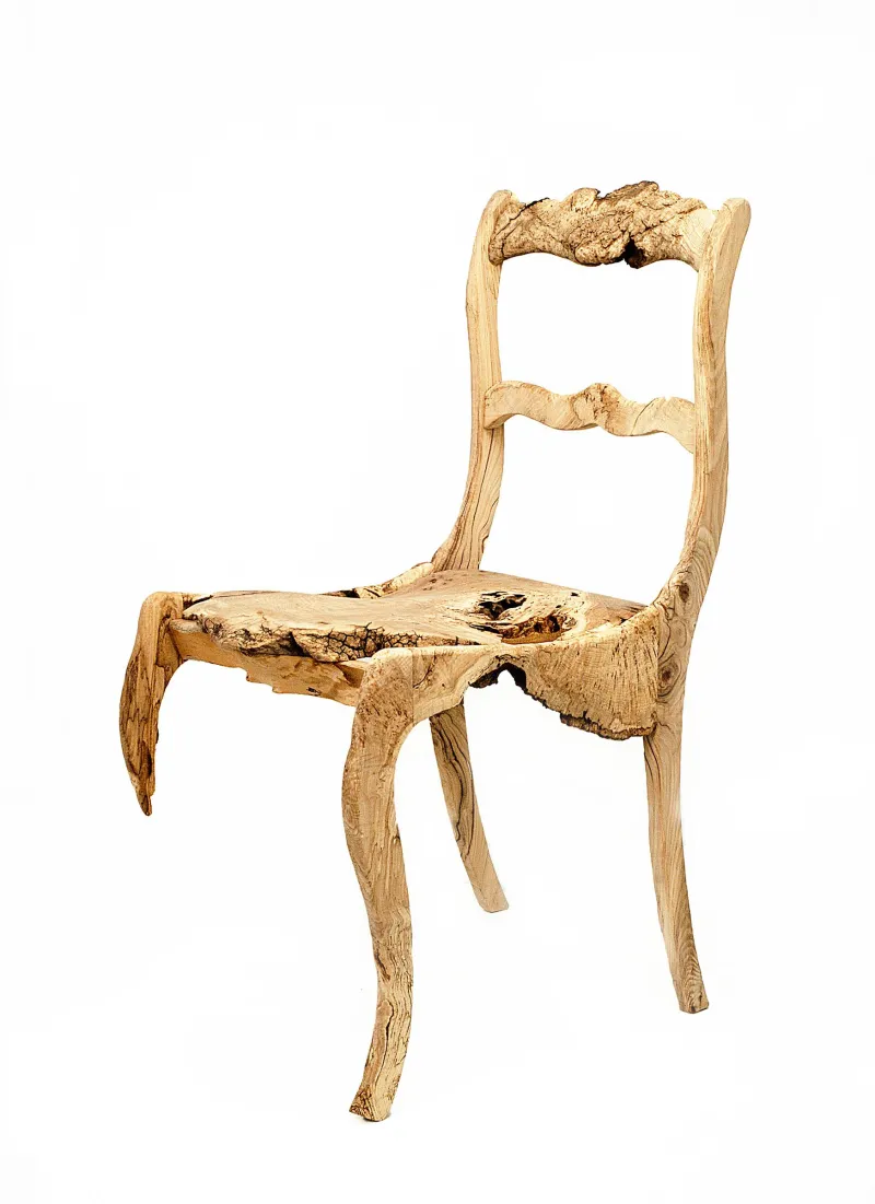 Carved Chair by Maggie Jaszczak