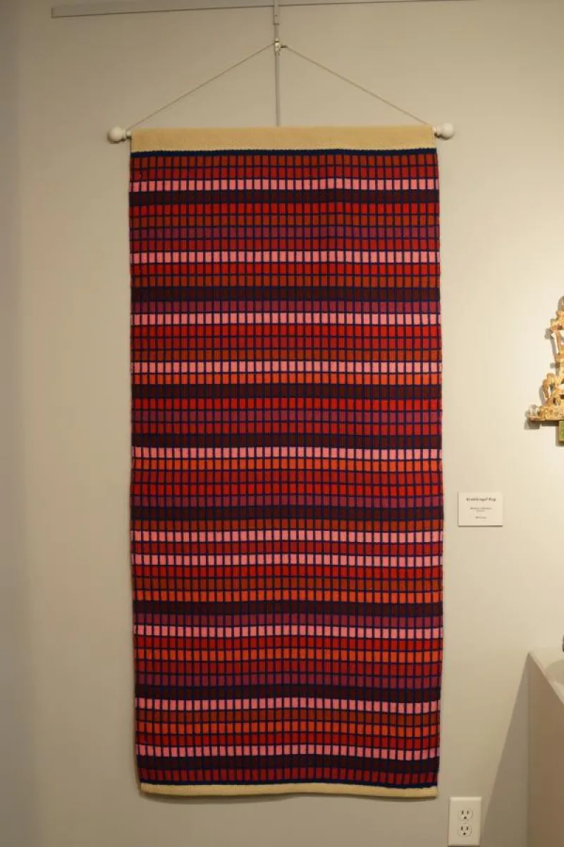 Krokbragd Rug by Wayne Johnson - Artistic Merit Award (2nd Place)