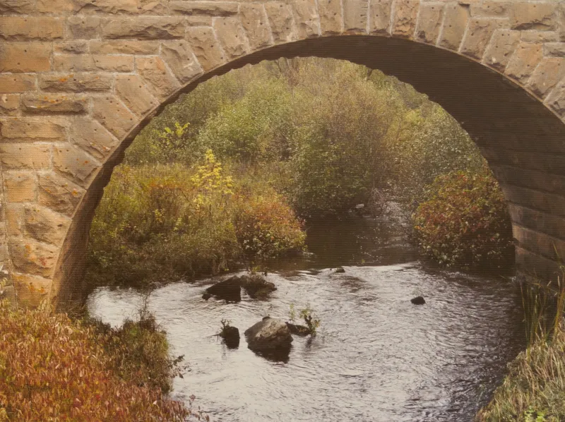 The Great Northern Railroad Bridge, photography by Dale Hawkins of Mora, MN