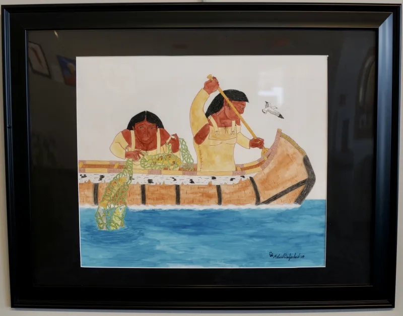 Giigoonyikekwewag (The Fisherwomen)