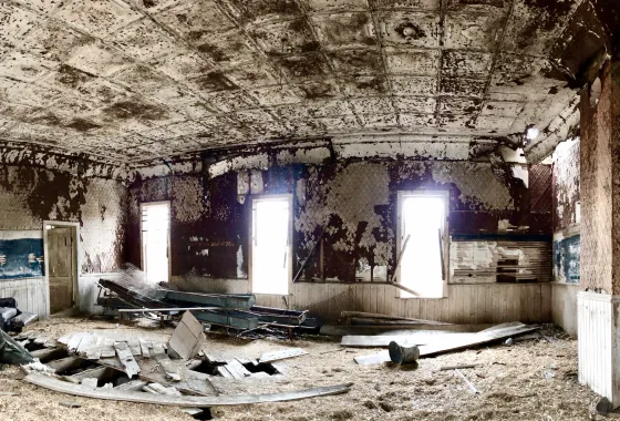 Abandoned Schoolhouse, Cambridge Township by Jay Anderson - Merit Award, Photography