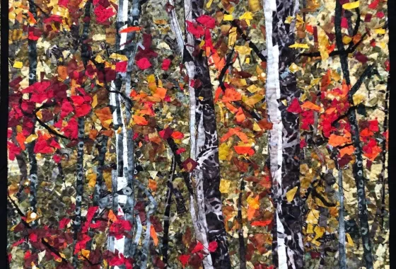 Carol Holmblad Autumn Birch and Maple - ECRAC Purchase Award