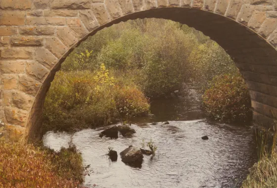 The Great Northern Railroad Bridge, photography by Dale Hawkins of Mora, MN