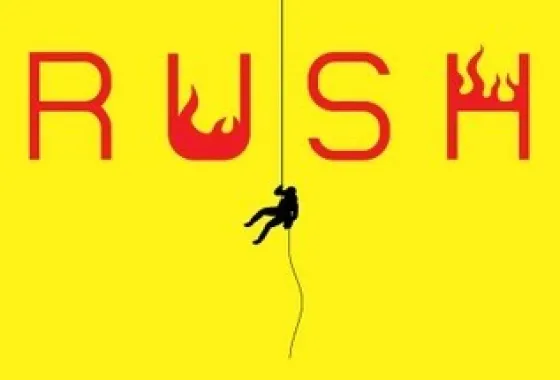 Rush, gold book cover